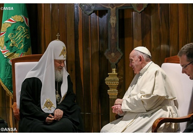 Папа о встрече с Патриархом Кириллом