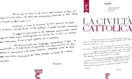Хирограф Папы по случаю 170-й годовщины La Civiltà Cattolica