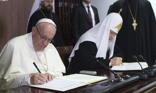 «От сердца к сердцу»: совместное заявление Папы Франциска и Патриарха Кирилла