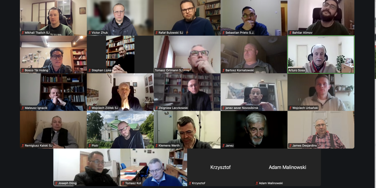 Иезуиты России, Беларуси и Кыргызстана встретились онлайн с генеральным настоятелем Общества Иисуса
